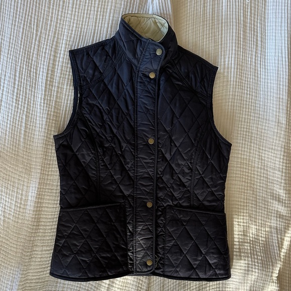 Barbour Vest Navy Size 6 - Picture 1 of 3
